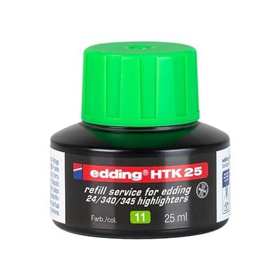 Edding Htk 25 Fosforlu Kalem Yedek Mürekkebi Açık Yeşil