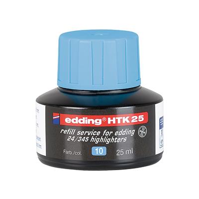 Edding Htk 25 Fosforlu Kalem Yedek Mürekkebi Açık Mavi