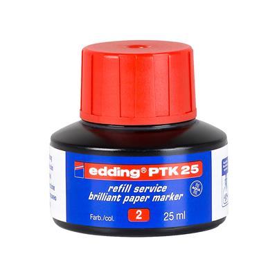 Edding Ptk 25 Yedek Mürekkep, Kırmızı