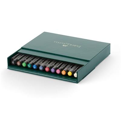 Faber Castel Pitt Artist Studio Box Fırça Uçlu  Çizim Kalemi, 12li