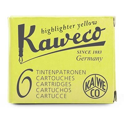 Kaweco Dolma Kalem Mürekkep Kartuşu 6lı Kutu Neon  Sarı