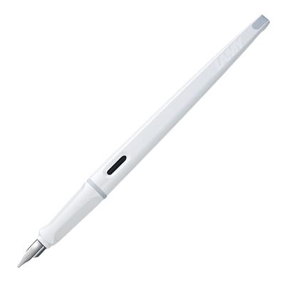 Lamy Joy Kaligrafi Dolma Kalemi, Dayanıklı Plastik Gövde, Çelik Uç, Parlak Beyaz, 1.5 mm Uç