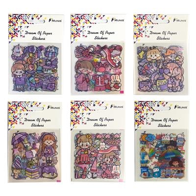 Munis Sticker Şeffaf Sticker Kawaii