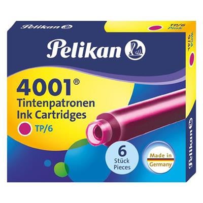 Pelikan 4001 Dolma Kl.Kartuş Kç.Royal 6lı Pembe