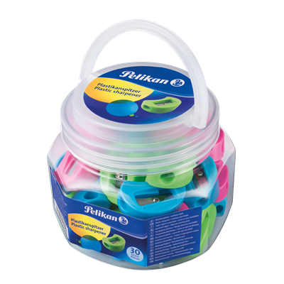 Pelikan Kavonoz 30lu Çelik Gövde Plastik Kalemtraş