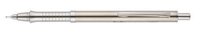Scrikss Pro-s Versatil (Uçlu) Kalem Lake Gövde Krom Kaplama Klips Şeffaf Kutu 0.5 mm Uç Gümüş