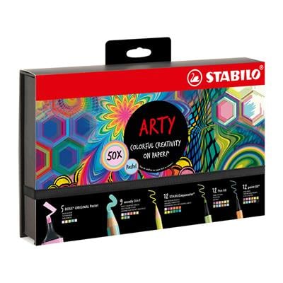 Stabilo Kreatif Pastel Mix Set Arty 50li 77/6-2-20