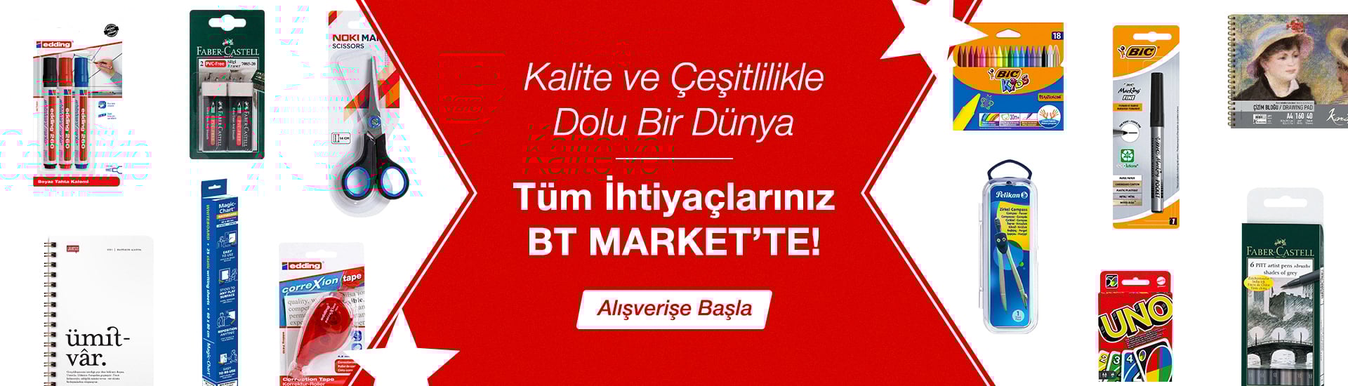 Tüm İhtiyaçlarınız Bt Market'te