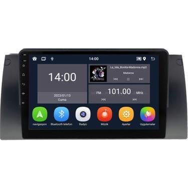 BMW E39 - E53 KASA  Android 13 Multimedya Sistemi 1996-2004 MODEL (Ultra HD Geri görüş Kameralı)