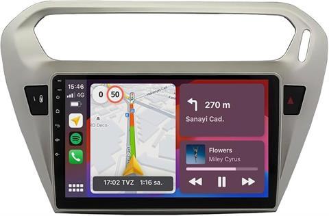 Peugeot 301 Android 13 Multimedya Sistemi 2013-2024 MODEL (Ultra HD Geri görüş Kameralı)