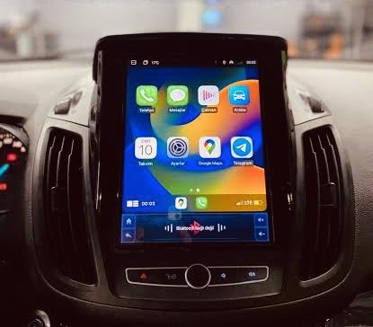 Ford B-Max TESLA EKRAN Android 13 Multimedya Sistemi (Ultra HD Geri görüş Kameralı)