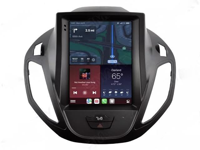Ford Courier TESLA EKRAN Android 13 Multimedya 2015-2024 MODEL Sistemi (Ultra HD Geri görüş Kameralı)