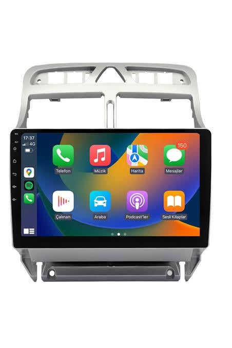 Peugeot 307 Android 13 Multimedya Sistemi 2001-2008 MODEL (Ultra HD Geri görüş Kameralı)