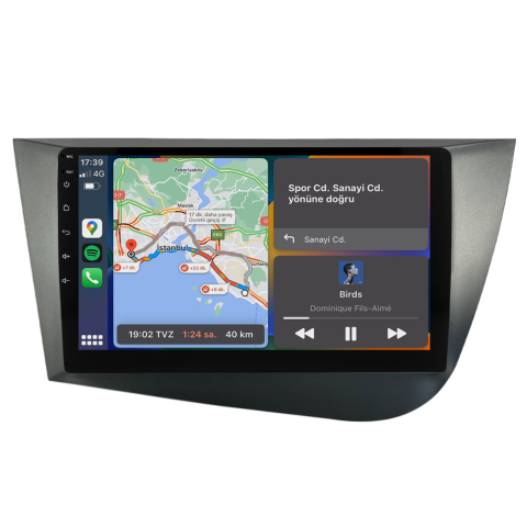 Seat Leon Android 13 Multimedya Sistemi 2005-2012 MODEL (Ultra HD Geri görüş Kameralı)