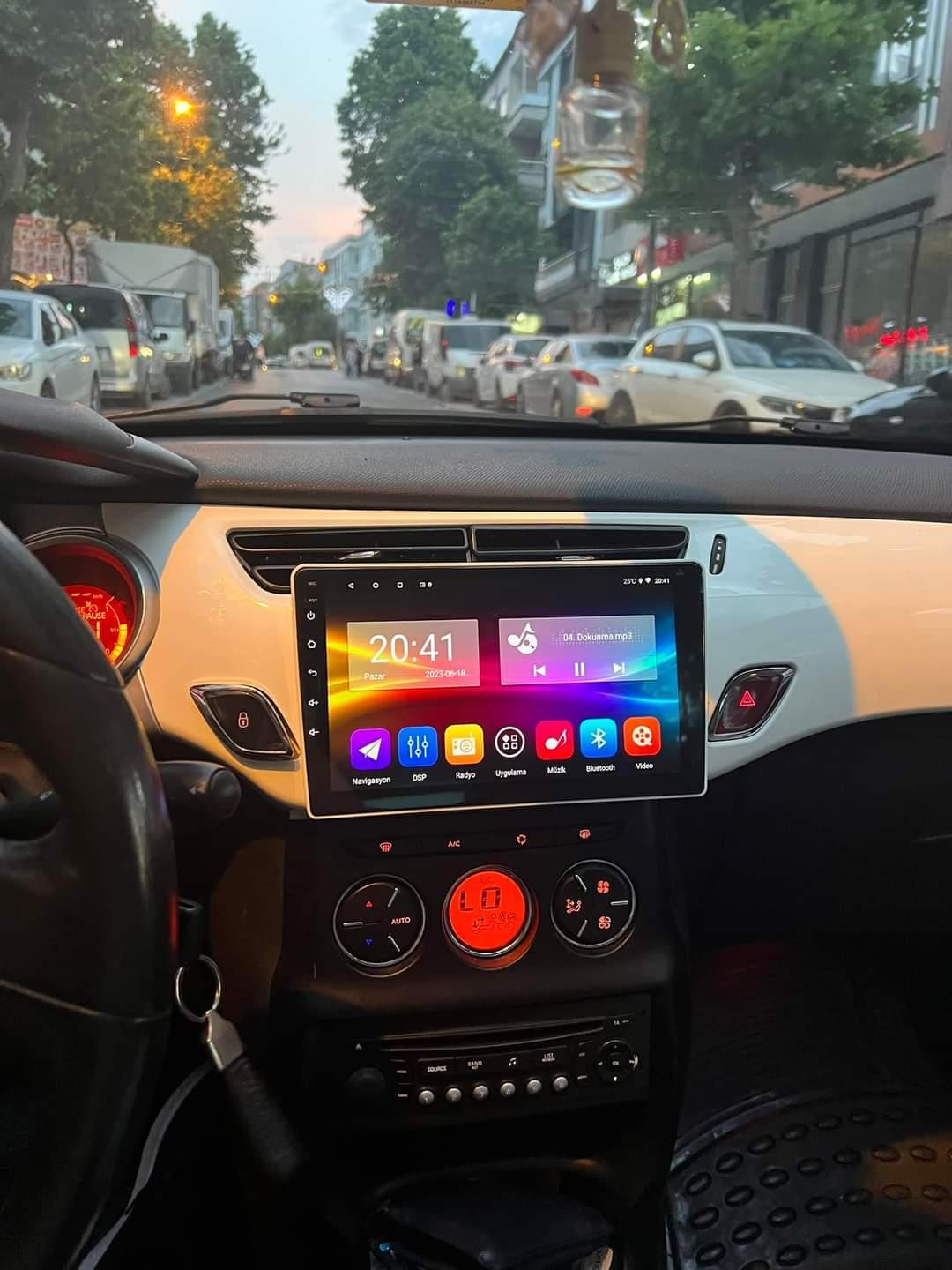 Citroen C3 Android 13 Multimedya Sistemi 2010-2016 MODEL (Ultra HD Geri görüş Kameralı)