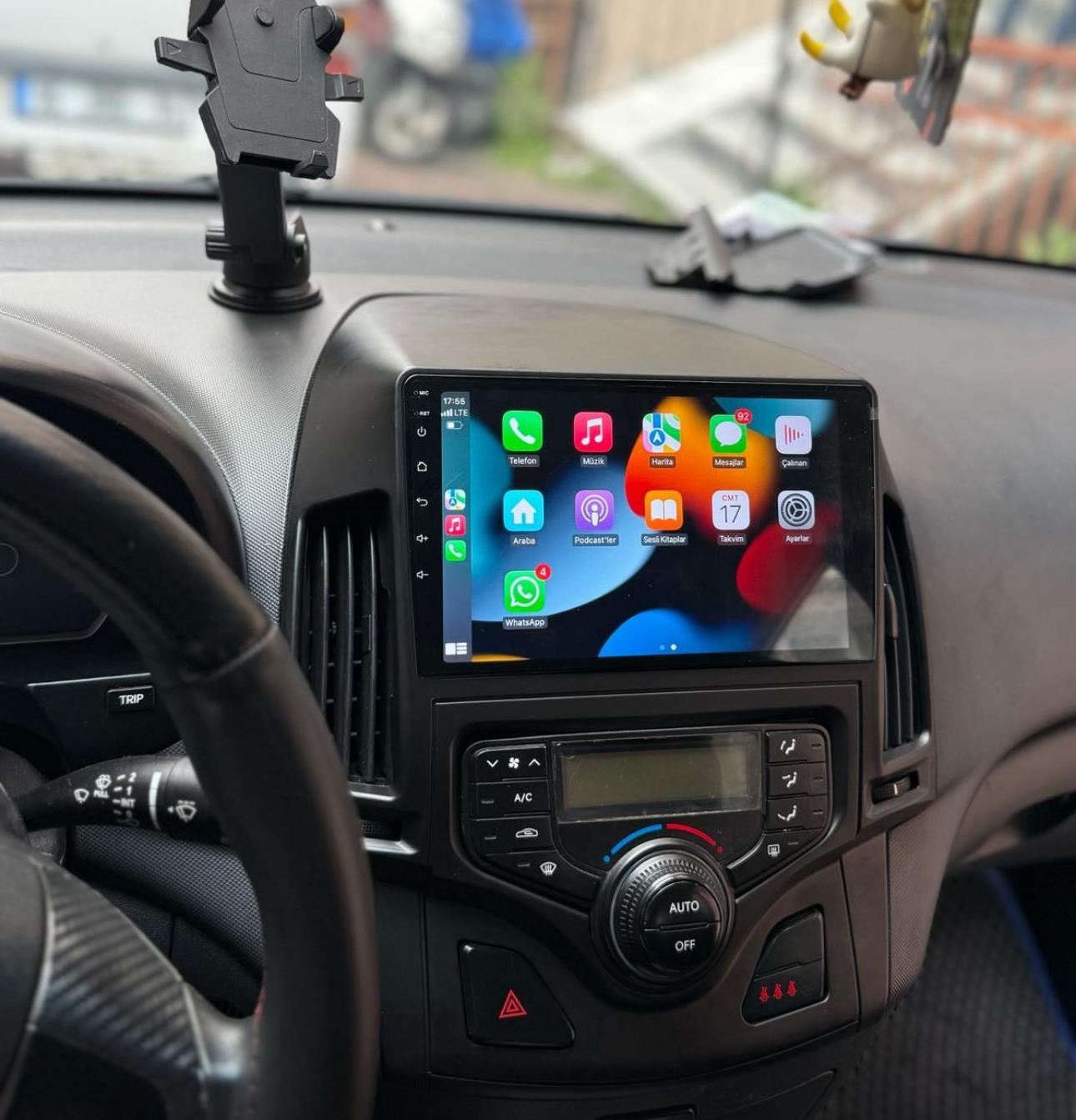 Hyundai İ30 Dijital Klima Android 13 Multimedya Sistemi 2008-2011 MODEL (Ultra HD Geri görüş Kameralı)
