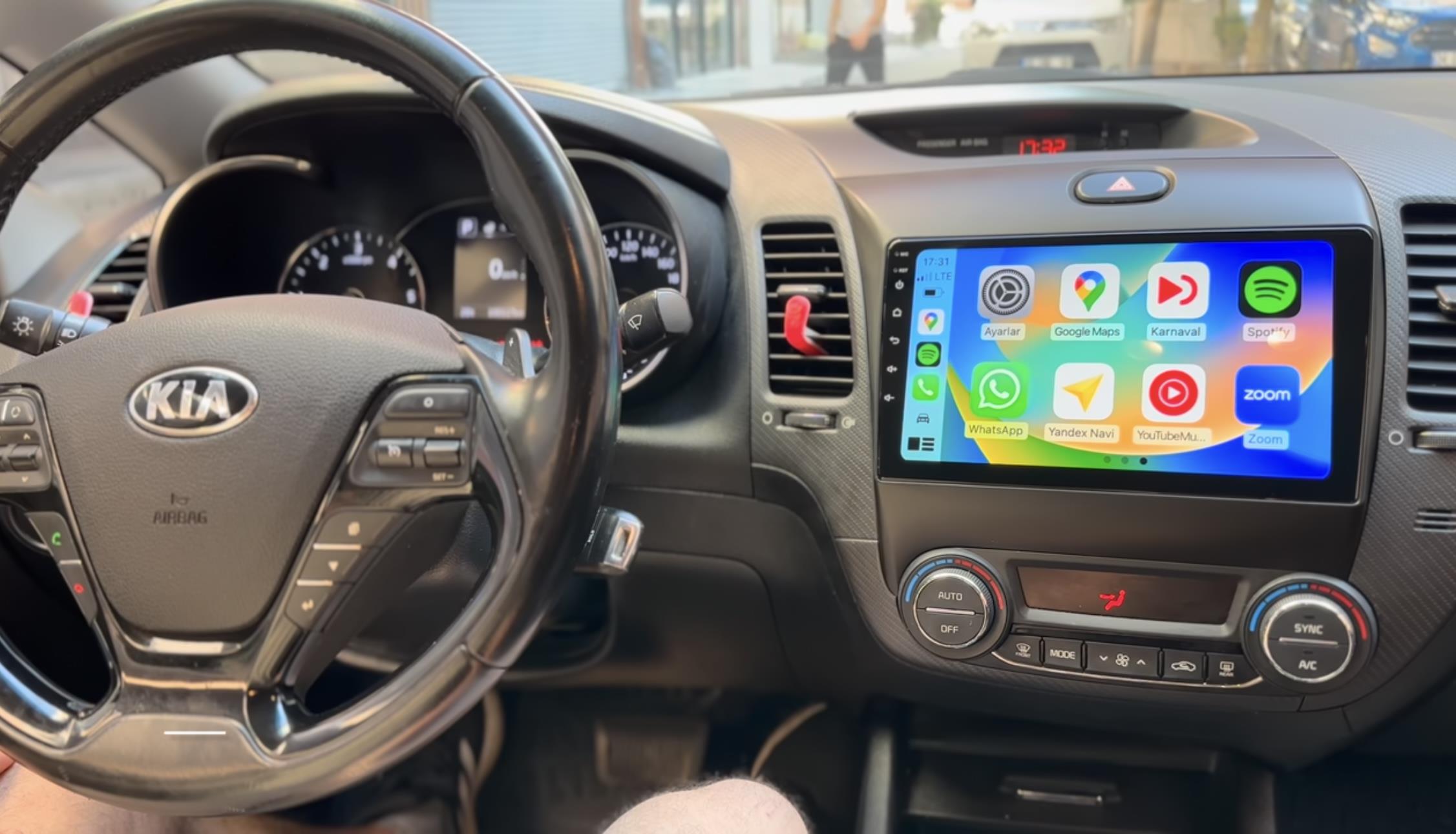 Kia Cerato Android 13 Multimedya Sistemi 2008-2012 MODEL DİJİTAL KLİMA (Ultra HD Geri görüş Kameralı)