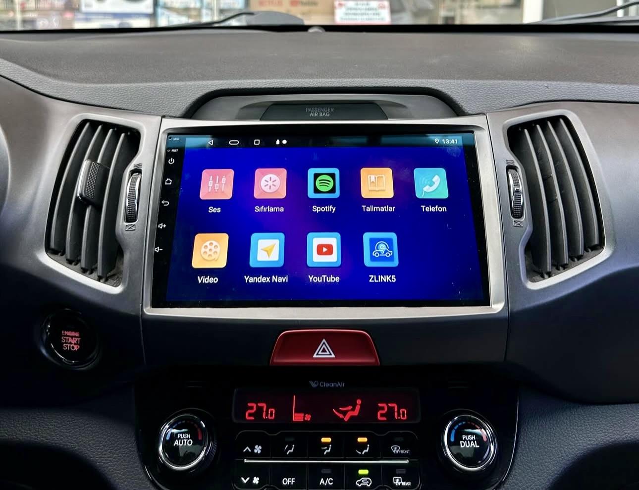 Kia Sportage Android 13 Multimedya Sistemi 2011-2015 MODEL (Ultra HD Geri görüş Kameralı)