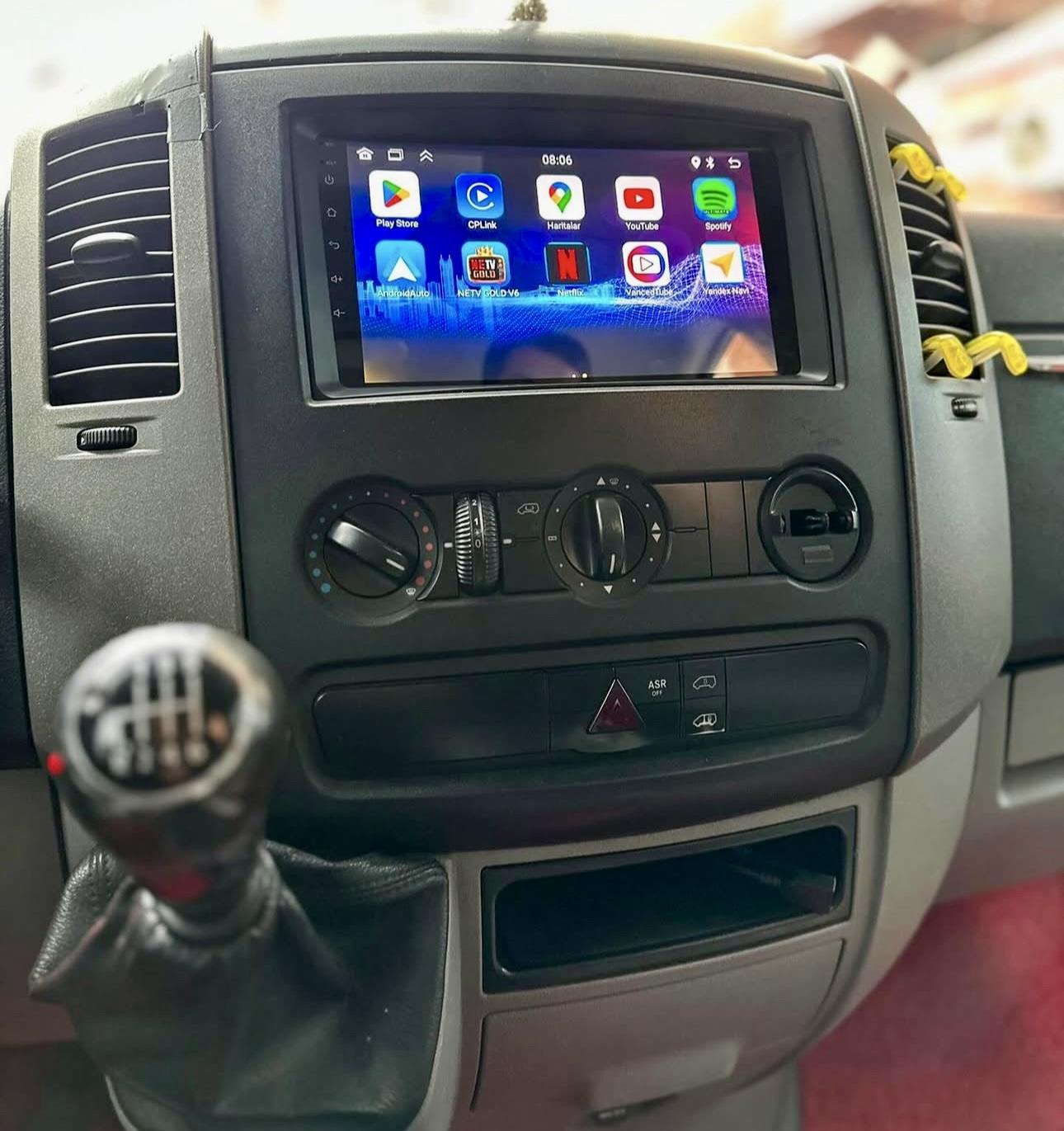 Mercedes B200 - Sprinter Android 13 Multimedya Sistemi 2004-2012 MODEL (Ultra HD Geri görüş Kameralı)