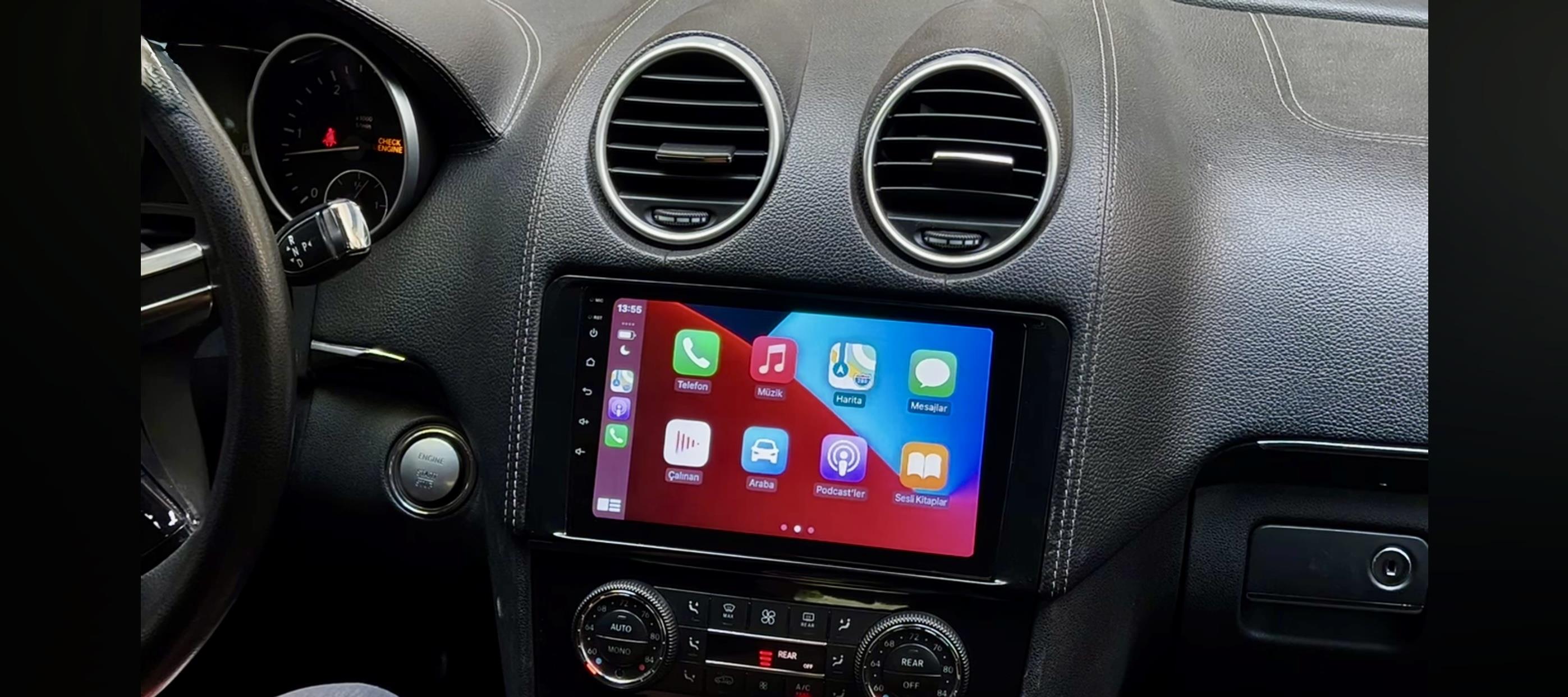 Mercedes GL , ML Android 13 Multimedya Sistemi 2005-2012 MODEL (Ultra HD Geri görüş Kameralı)