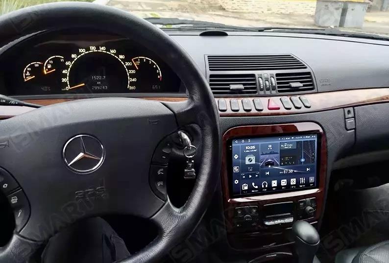 Mercedes S500 Android 13 Multimedya Sistemi 1998-2005 MODEL (Ultra HD Geri görüş Kameralı)