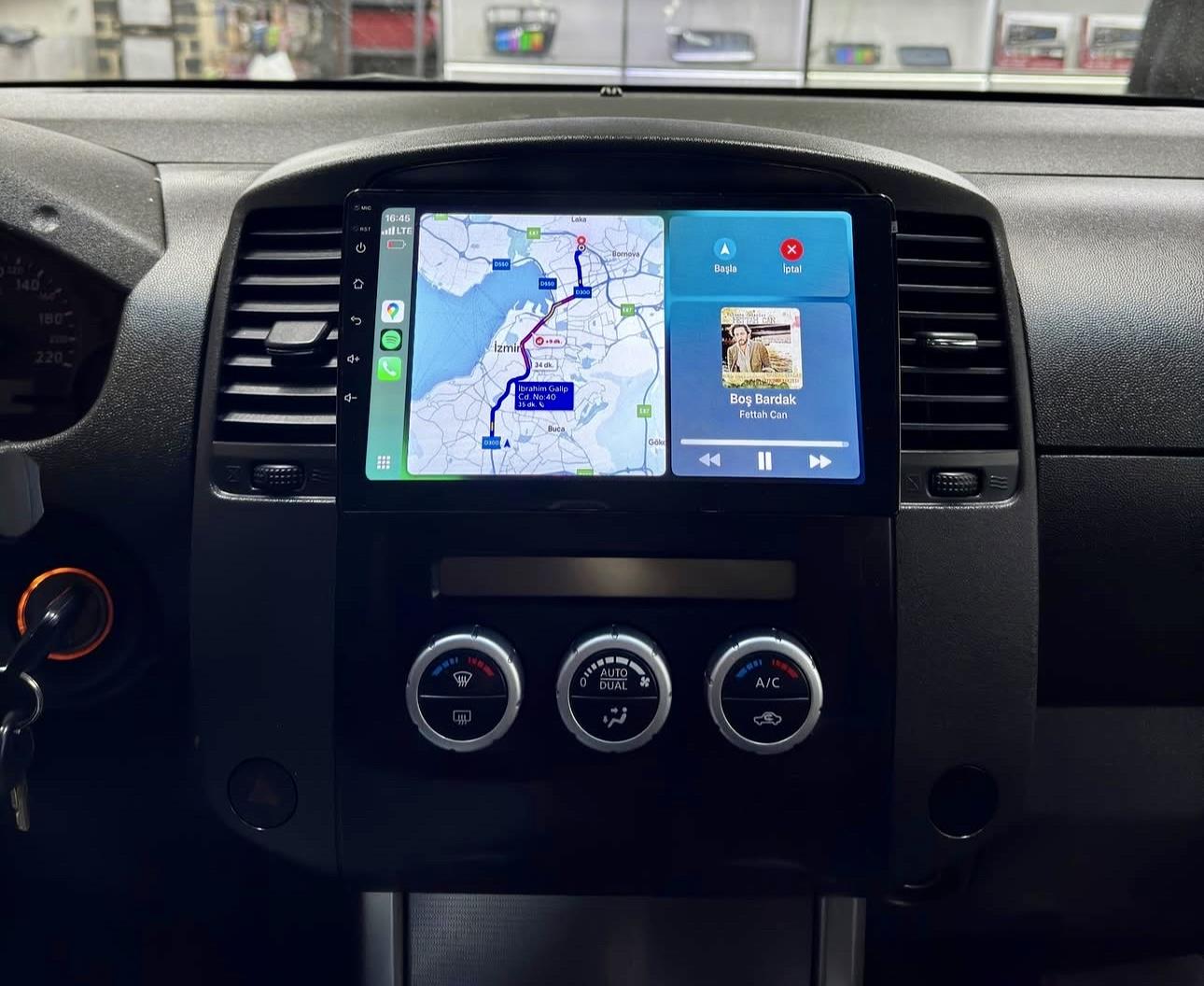 Nissan Navara Android 13 Multimedya Sistemi 2001-2010 MODEL (Ultra HD Geri görüş Kameralı) 
