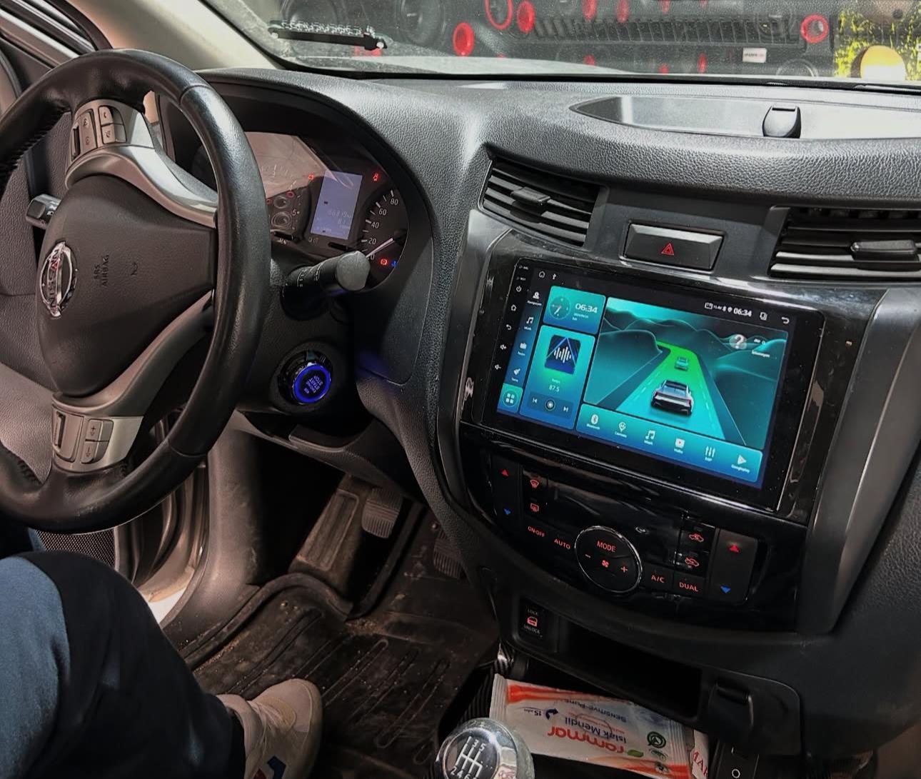 Nissan Navara Frontier Android 13 Multimedya Sistemi 2017-2018 MODEL (Ultra HD Geri görüş Kameralı) 