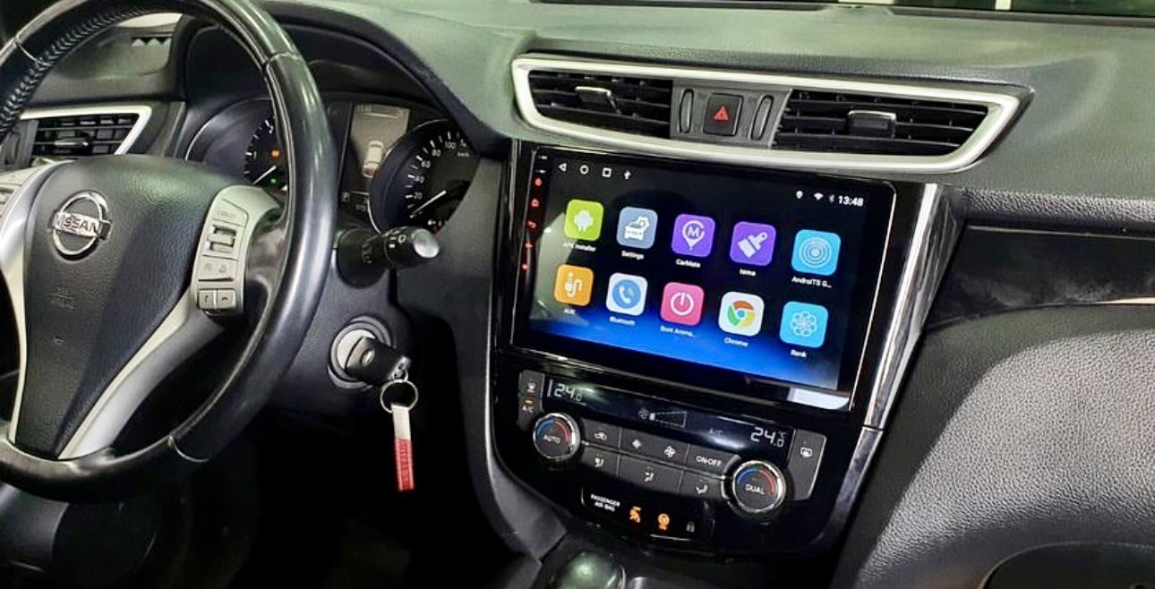 Nissan Qashqai Android 13 Multimedya Sistemi 2014-2021 MODEL DİJİTAL KLİMA (Ultra HD Geri görüş Kameralı) 