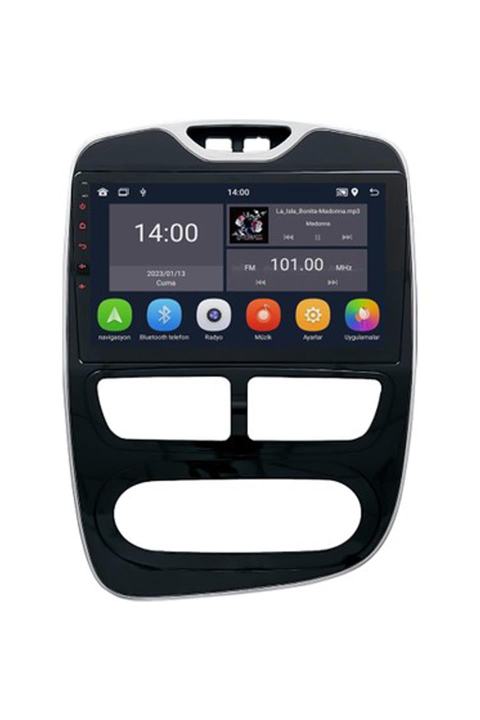 Renault Clio 4 Android 13 Multimedya Sistemi Model Uyumlu (4 Gb Ram 64 Gb Hafıza )