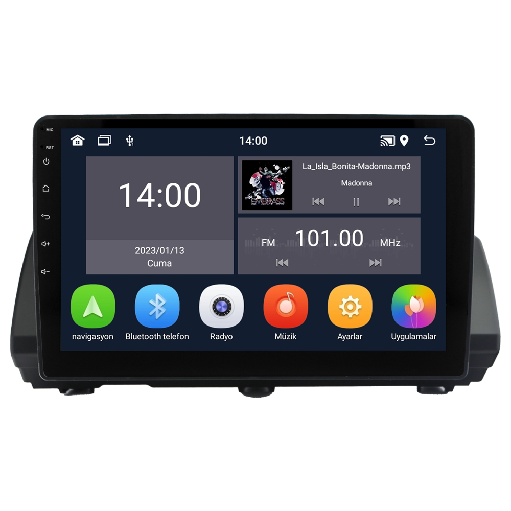 Renault Taliant Android 13 Multimedya Sistemi 2022-2025 MODEL (Ultra HD Geri görüş Kameralı)