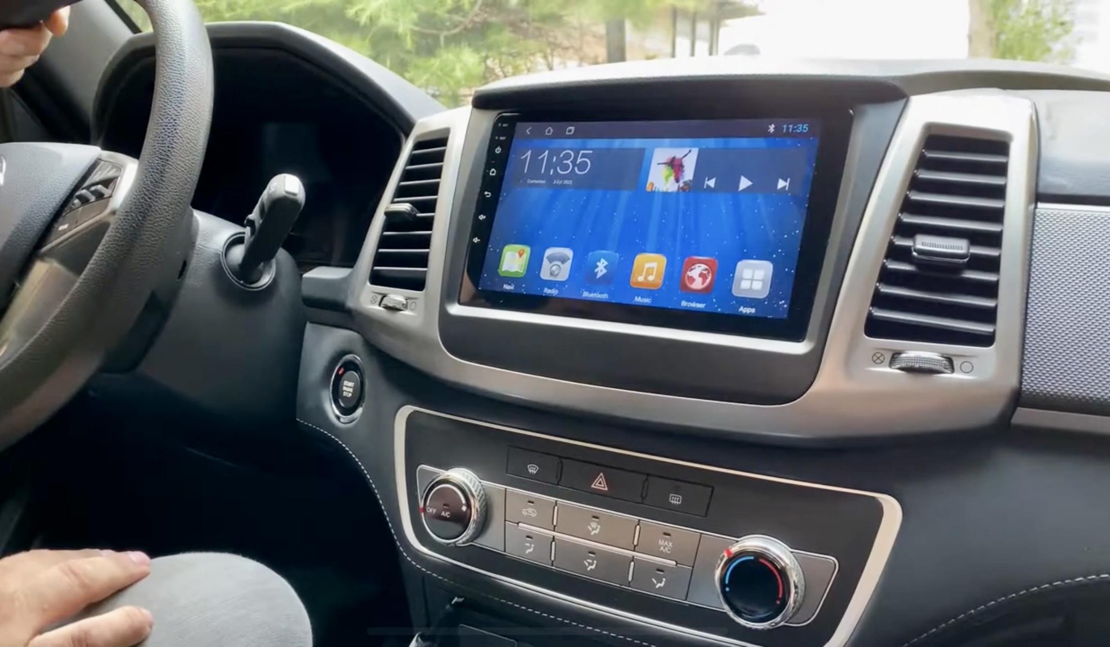 Ssangyong Musso Android 13 Multimedya Sistemi 2018-2019 MODEL (Ultra HD Geri görüş Kameralı)