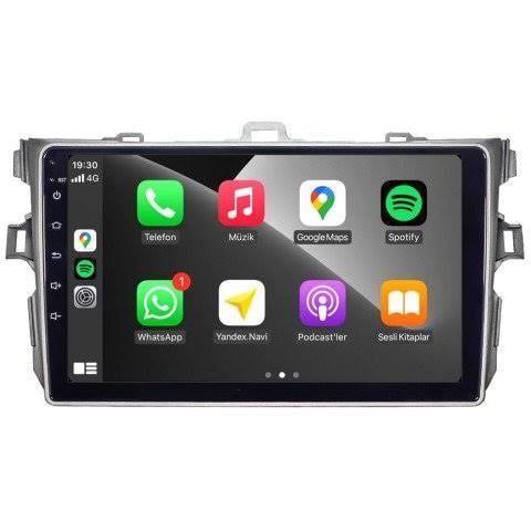 Toyota Corolla Android 13 Multimedya Sistemi 2007-2012 MODEL (Ultra HD Geri görüş Kameralı)