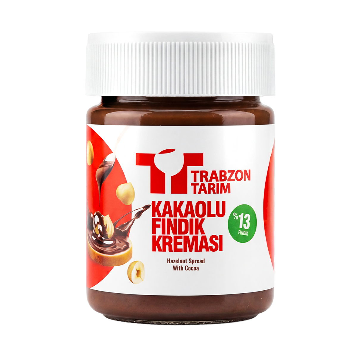 Trabzon Tarım Kakaolu Fındık Kreması (%13 Fındık)  320g