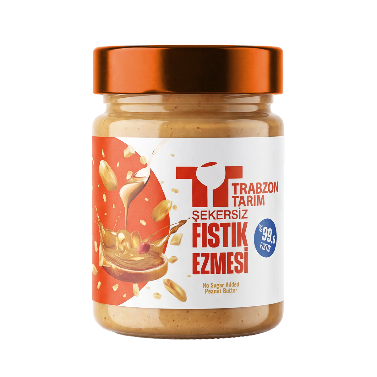 Trabzon Tarım Şekersiz %99.9 Fıstık Ezmesi  300g