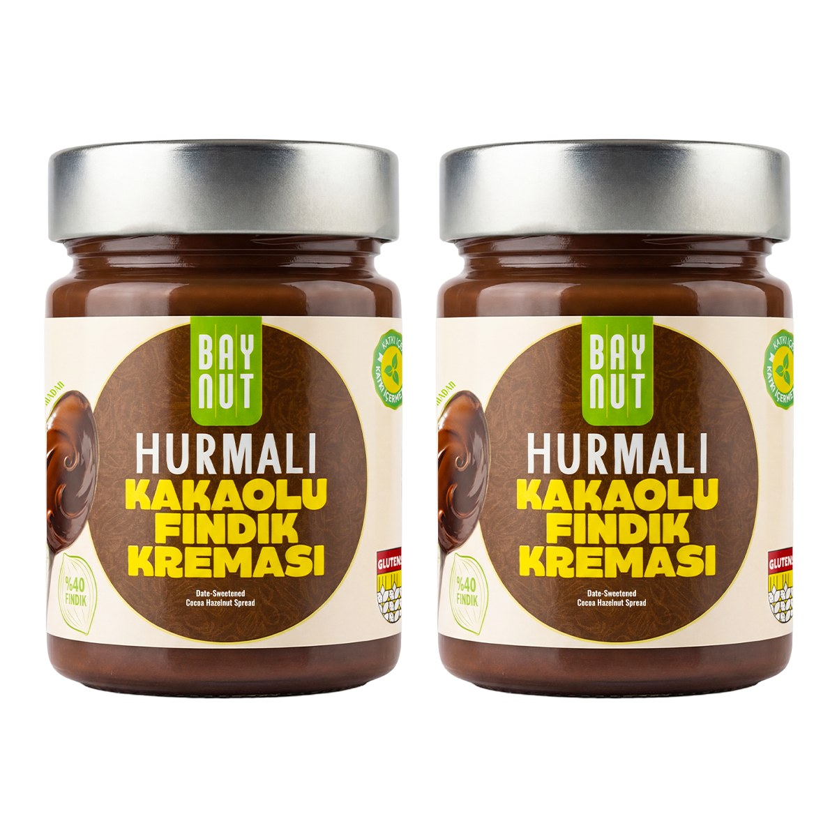 BayNut Hurmalı Kakaolu Fındık Kreması 300g X 2 Adet