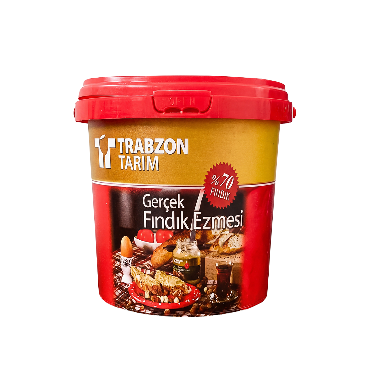 Trabzon Tarım %70 Fındık Ezmesi (Parçacıklı) 1Kg