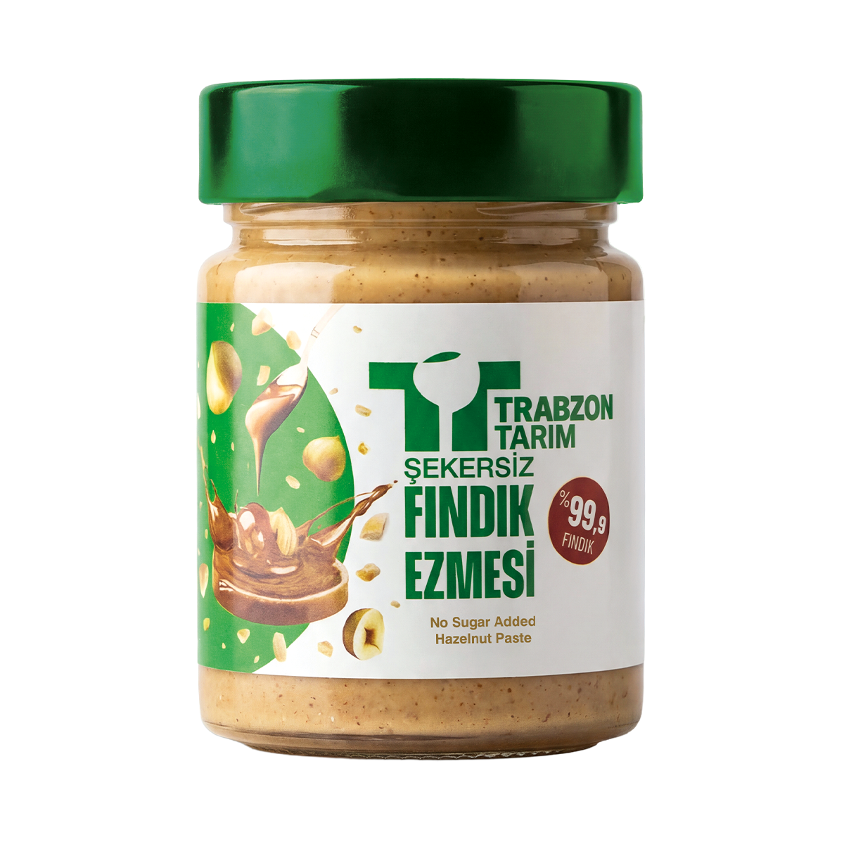 Trabzon Tarım Şekersiz %99.9 Fındık Ezmesi (Parçacıklı) 300g