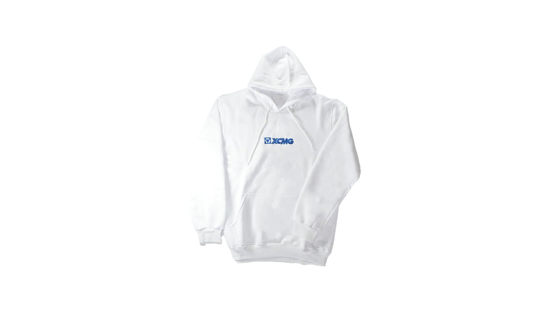 Beyaz XCMG Logolu Sweatshirt (100% Pamuk)