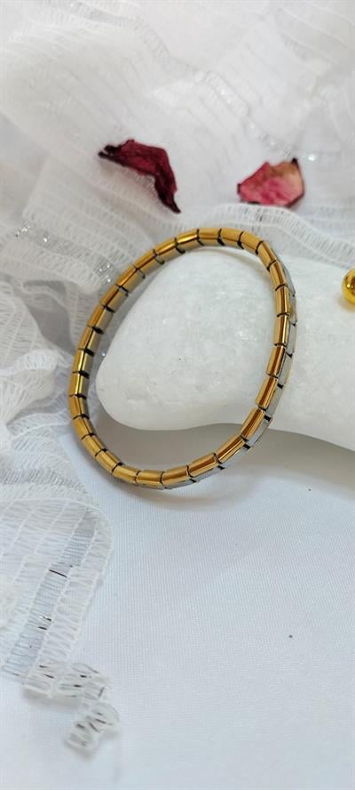 ÇELİK , KUYUMCU MODEL, YAYLI BİLEZİK KELEPÇE