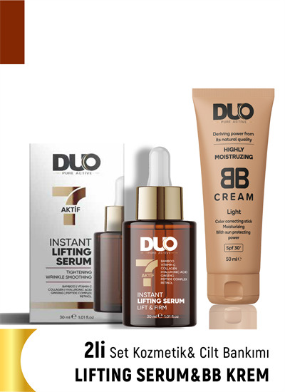 2Li. Set BB Krem  + Yaşlanma Karşıtı Cilt Bakım Serumu