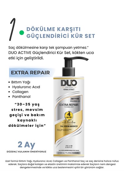 Dökülme Karşıtı Güçlendirici Saç Maske Kür  