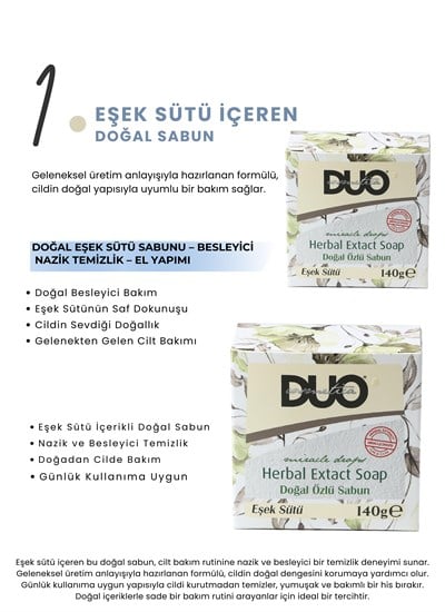 Eşek sütü içeren bu doğal sabun