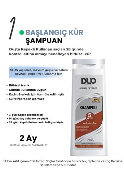 Kepek Karşıtı Onarıcı/Besleyici Bakım Şampuanı