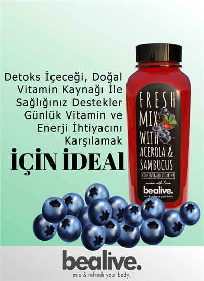 Wıth Acerole&Sambucus Detoks Konsantre  İçicek