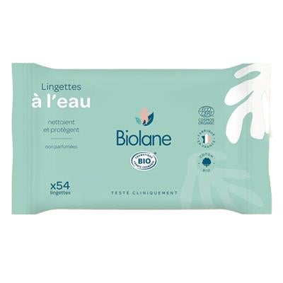 Biolane Organic Water Based Wipes 54 Yaprak