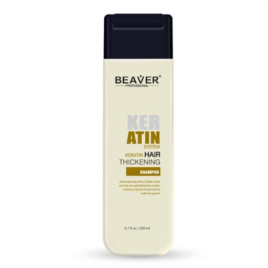 Beaver Keratin Hair Thickening Shampoo 200 ml