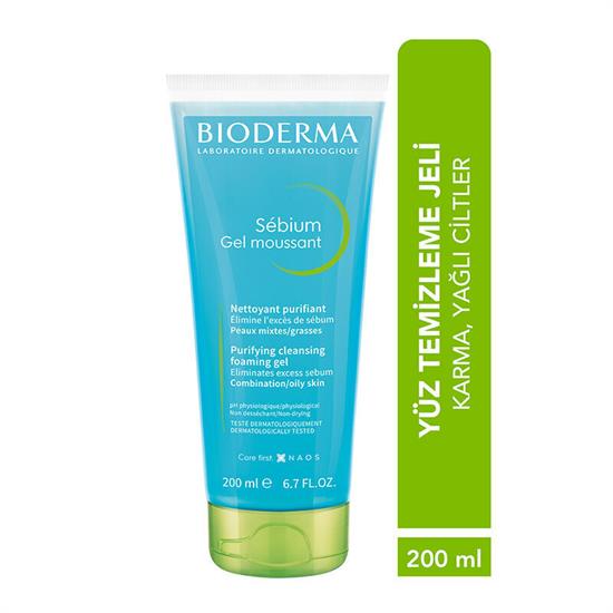 Bioderma Sebium Foaming Gel Tüp 200 ml