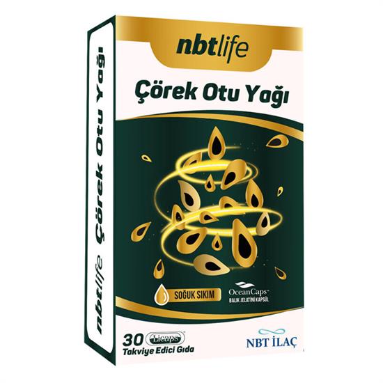 NBT Life Çörekotu Yağı 30 Kapsül