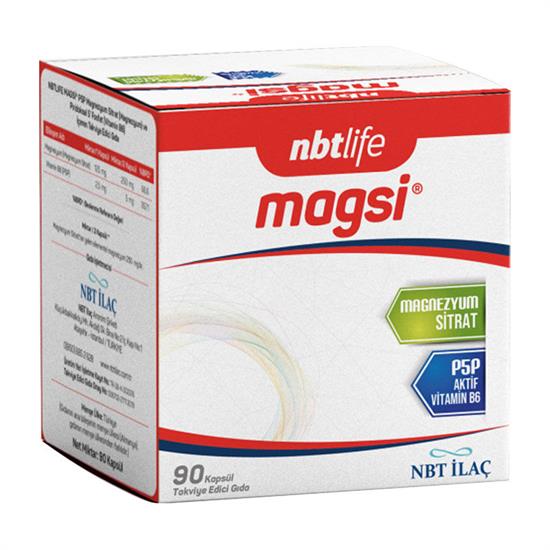 NBT Life Magsi P5P Vitamin B6 90 Kapsül
