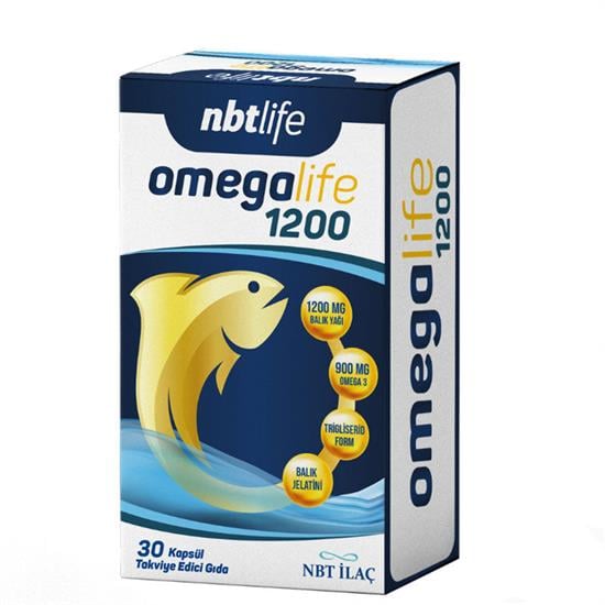 NBT Life Omegalife 1200 30 Kapsül